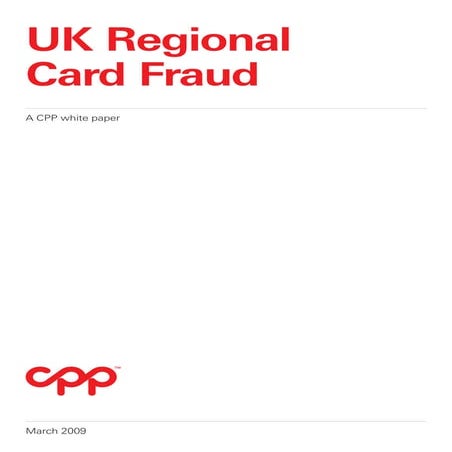 Uk regional card fraud 2009