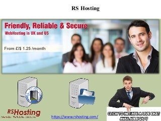 UK Reseller Hosting - RS Hosting