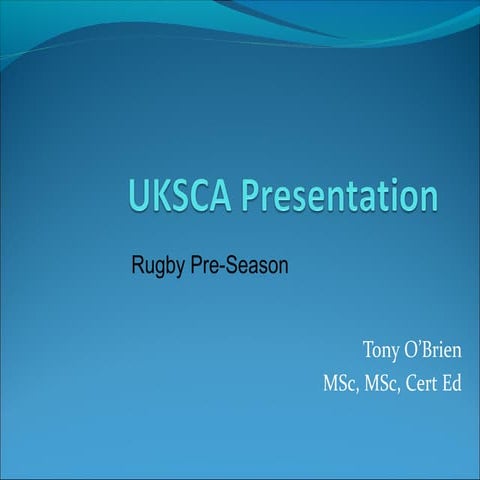 Uksca presentation
