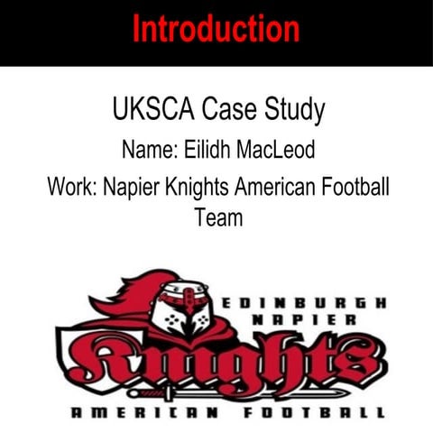 UKSCA Case Study