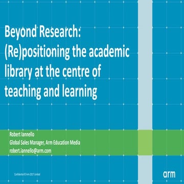 UKSG 2018 Lightning Talk - Beyond research: (re)positioning the academic libr...