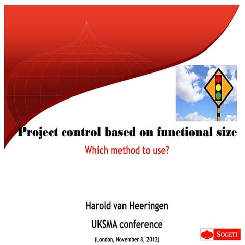 Project Control using functional size - which method to use?