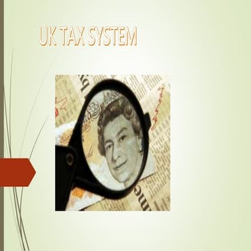 Uk tax system