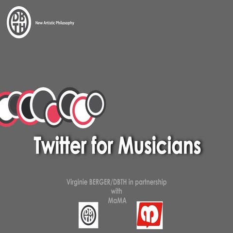 Twitter for artists and musicians. New tool of music marketing. 