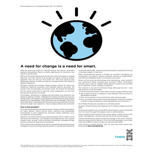 General  Smart Planet Overview