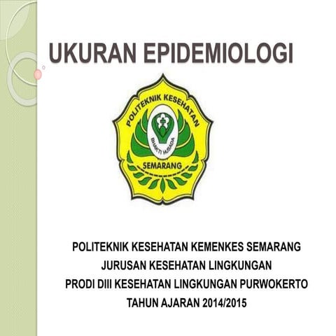 Ukuran epidemiologi 