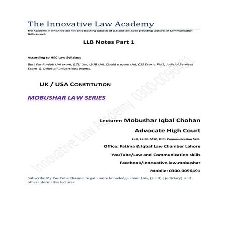 Silent feature of  the UK.USA constitution