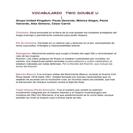 Uk vocabulario united kingdom