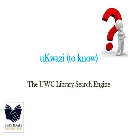 uKwazi Library Search Engine 2020 
