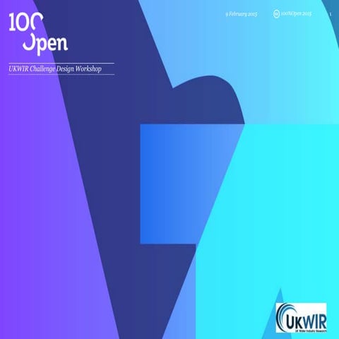 UKWIR CDW presentation slides