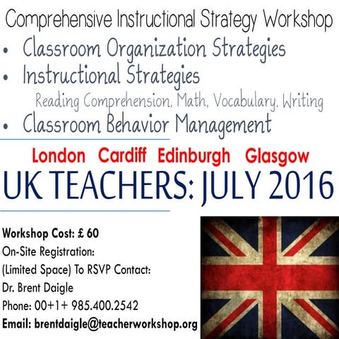UK TEACHERS: JULY 2016