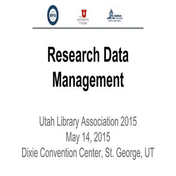 Research Data Management
