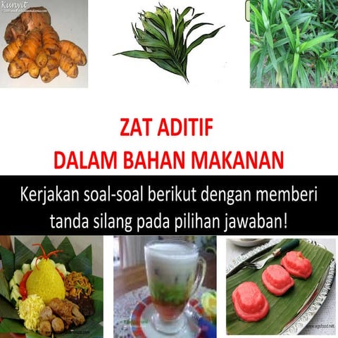 Ulangan harian zat aditif