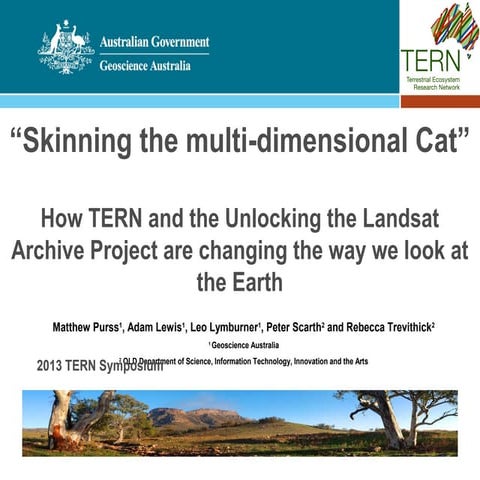 Matthew Purss_"Skinning the multi-dimensional cat": how TERN and the Unlockin...
