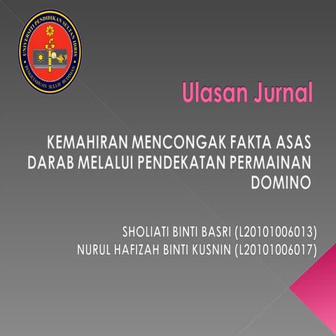 Ulasan jurnal kpr