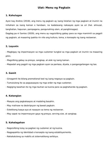 Piling Larang sa Filipino MENU NG PAGKAIN.pptx