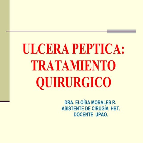 Ulcera Peptica  2008 Ii