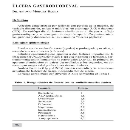 Ulcera gastro