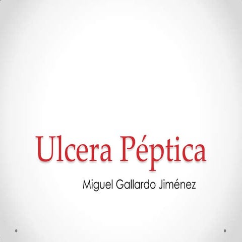 Ulcera peptica