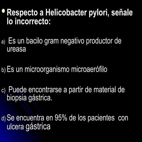 ULCERA PEPTICA Gatrica - Medicina pregrado