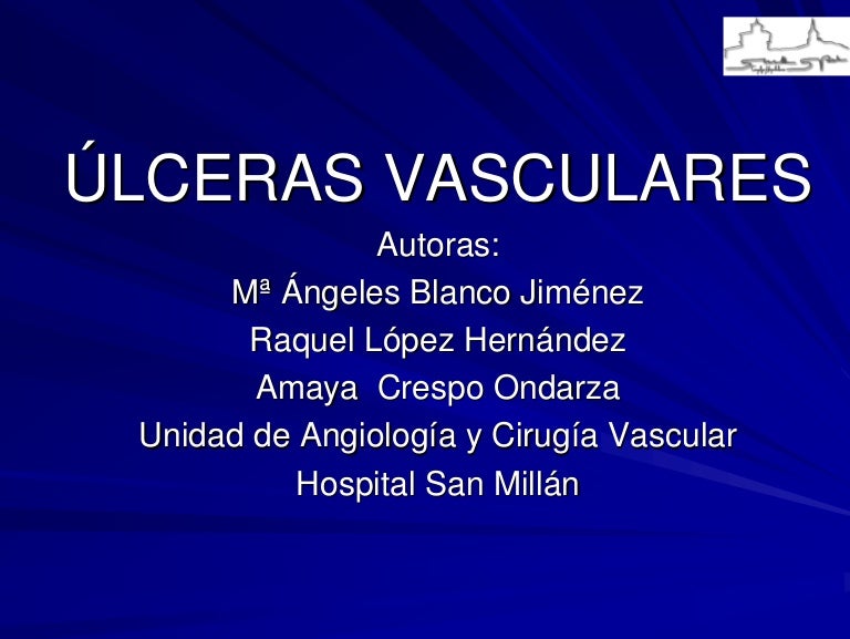 Y ulceras venosas caracteristicas arteriales de