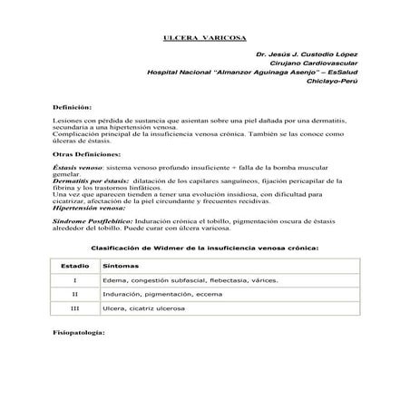 Ulcera Varicosa
