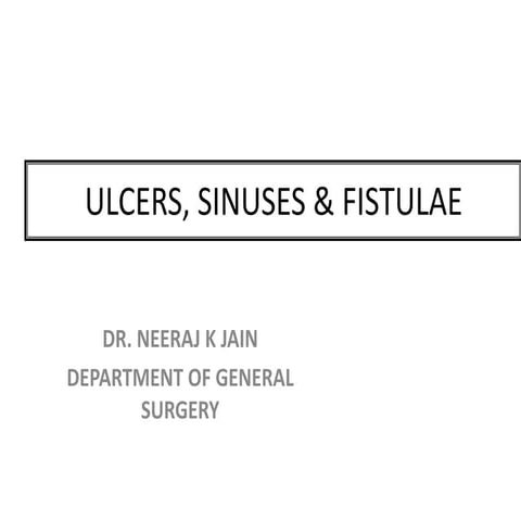 Ulcer drneerajjain