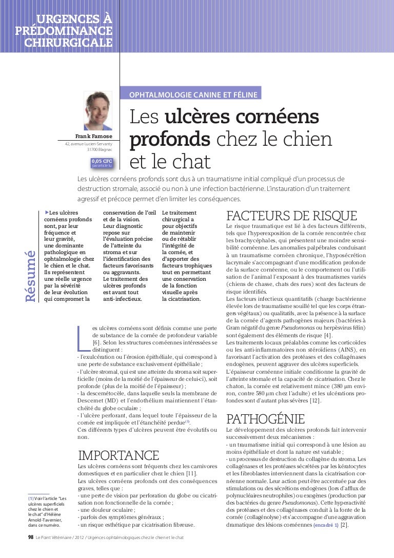 Ulceres Corneens Profonds