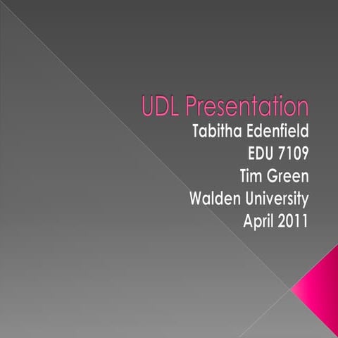 UDL edenfield t