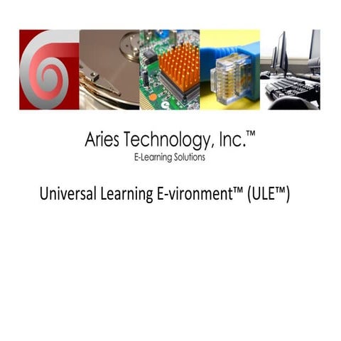 Aries Learning E-Vironment 