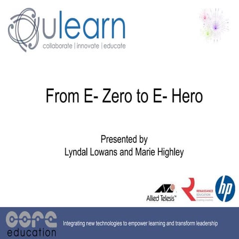 Ulearn10 conference slide pres