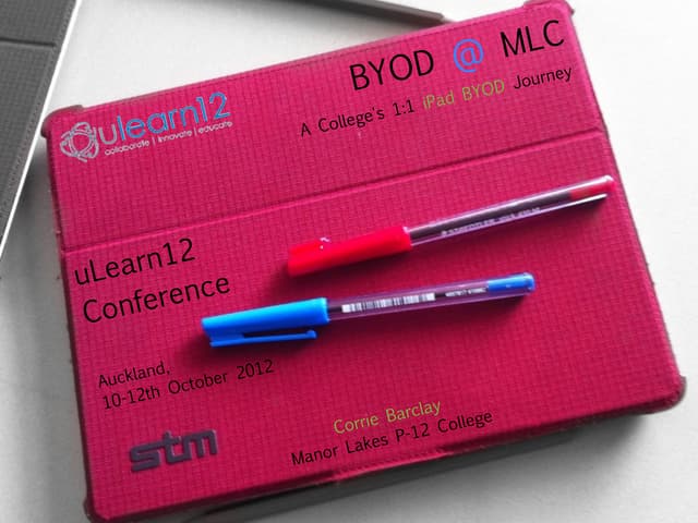 Ulearn12 Presentation: Videoless