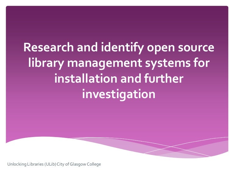 Unlocking Libraries Ulib Practitioners Workshop