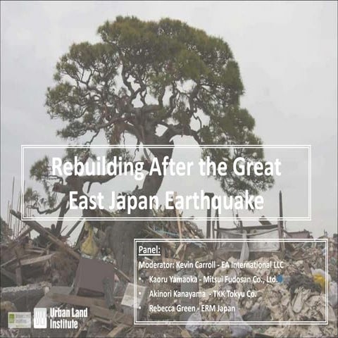 Rebuilding After the Monumental East Japan Earthquake (Kevin Carroll ...