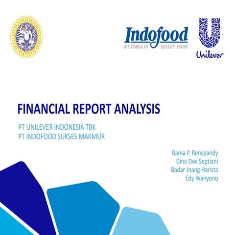 Financial Ratio Comparison Unilever & Indofood