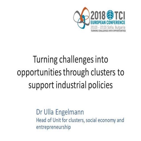 Ulla Engelmann, Presentation TCI2018 European Conference Sofia