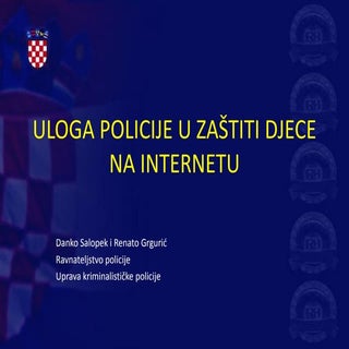 Uloga policije u zaštiti djece na i...