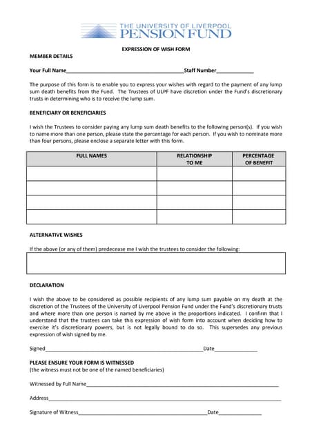 Notice of change of nomination form 3750 | PDF | Life Insurance | Insurance