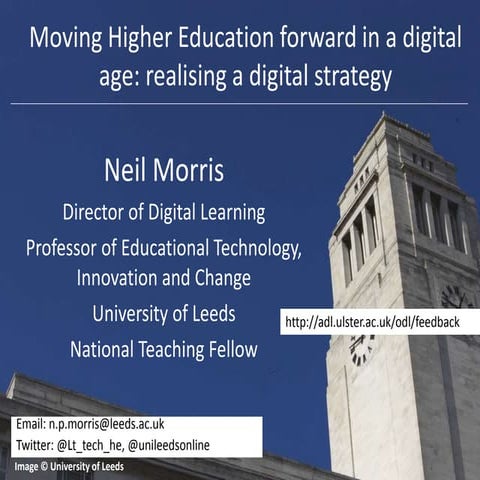 Presentation about digital strategy