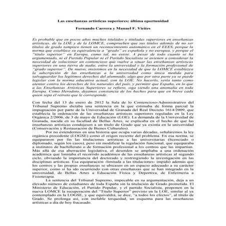 EEAASS: Última oportunidad