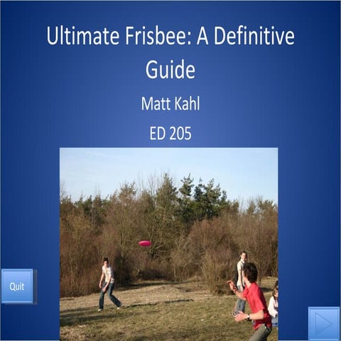 Ultimate Frisbee