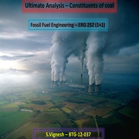 Ultimate Analysis of Coal