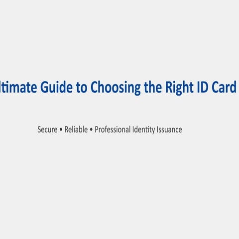 Secure ID Badges- Badge Pass | PPTX