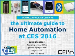 Ultimate Guide to Home Automation at CES 2016