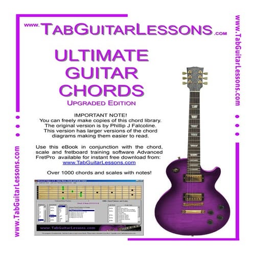 Ultimate Guitar Chord Chart | PDF