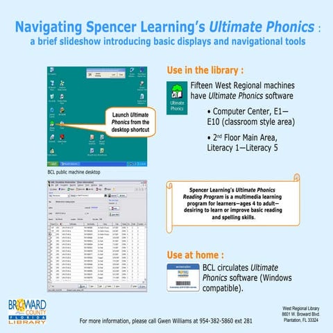 Basic Navigational Tools : Ultimate Phonics Software