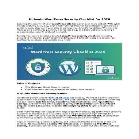 A Guide To Secure WordPress Website – A Complete Guide.pdf