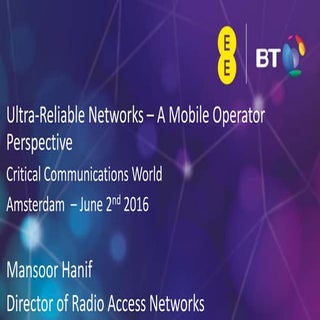 Ultra-Reliable Networks – A Mobile ...