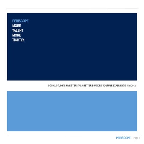 5 Steps to a Better Branded YouTube Experience