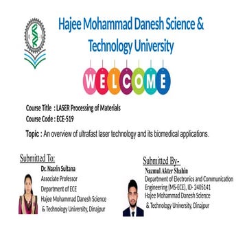 Ultrafast Lasers Biophotonics by Nazmul Akter Shahin.pptx